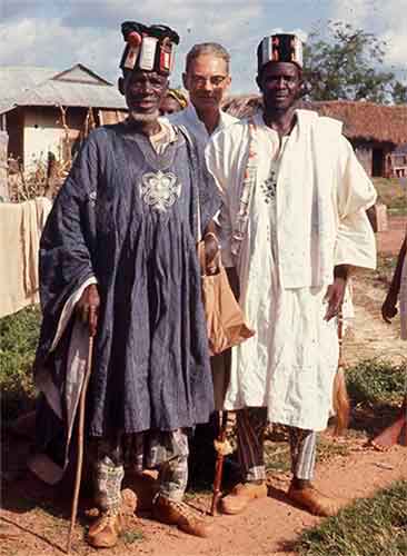 Dad with Peter Frafra on left. Peter asked if I would marry his son Anthony