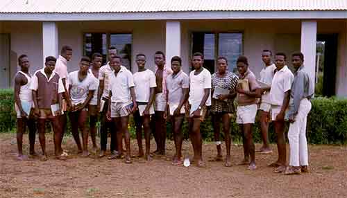 The students at Damongo Agricultural Institute